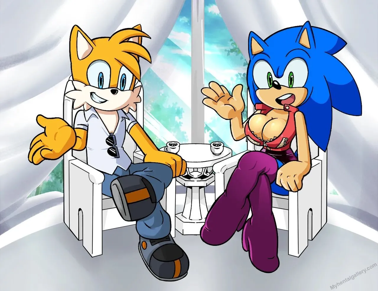 Ask Sonic The Babe And Tails porno comics