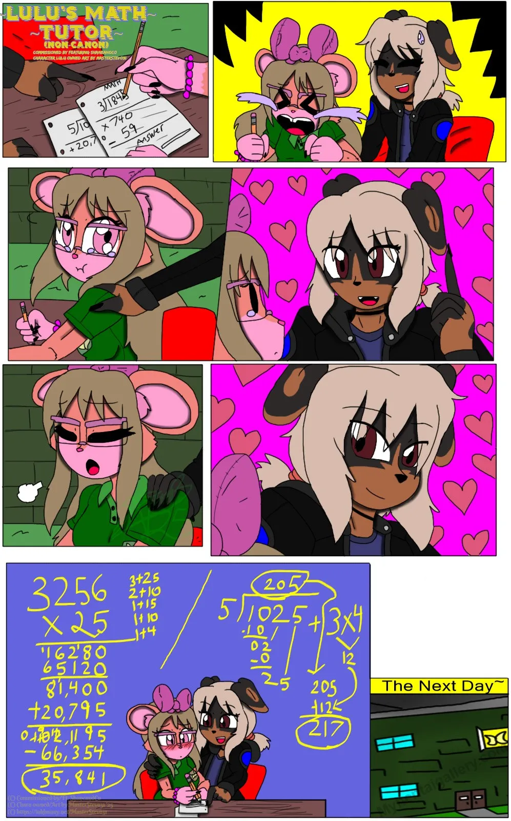 Lulu's Math Tutor porno comics Cover