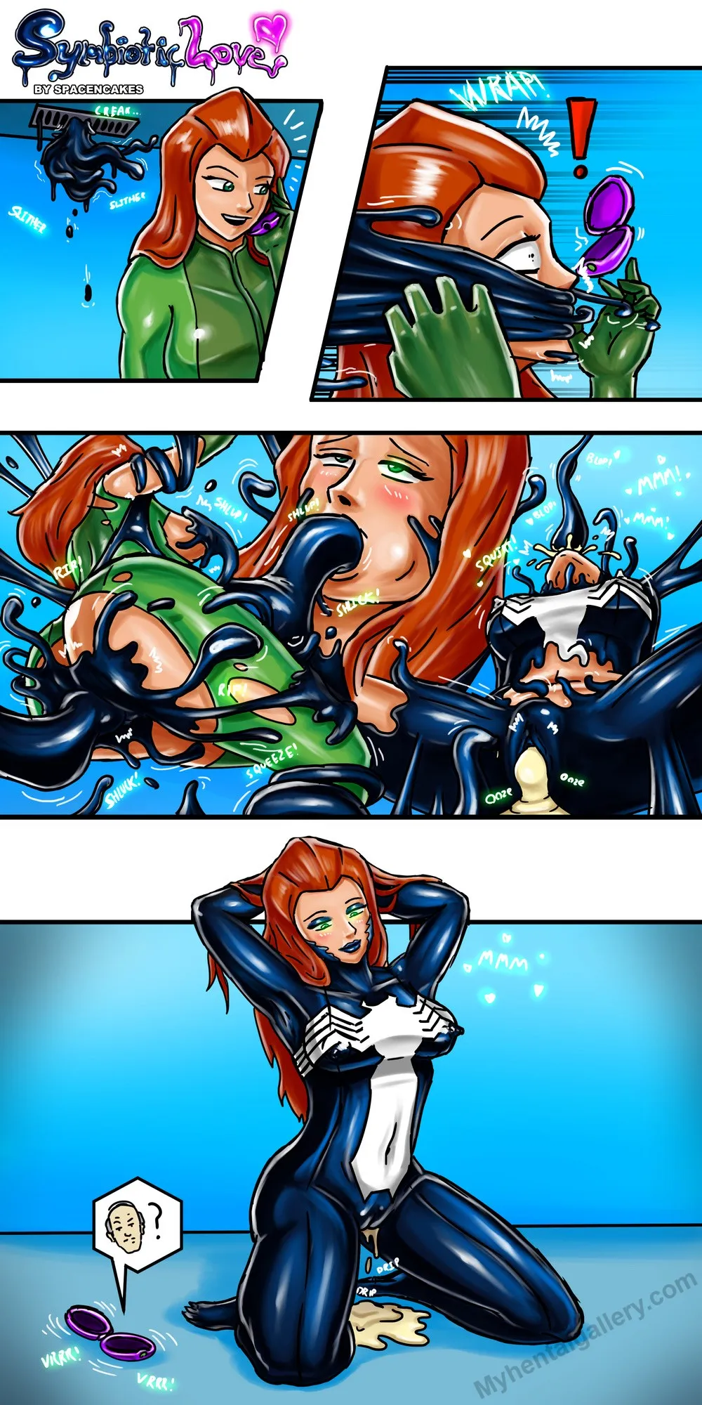 Symbiotic Love - Sam & Clover porno comics Cover