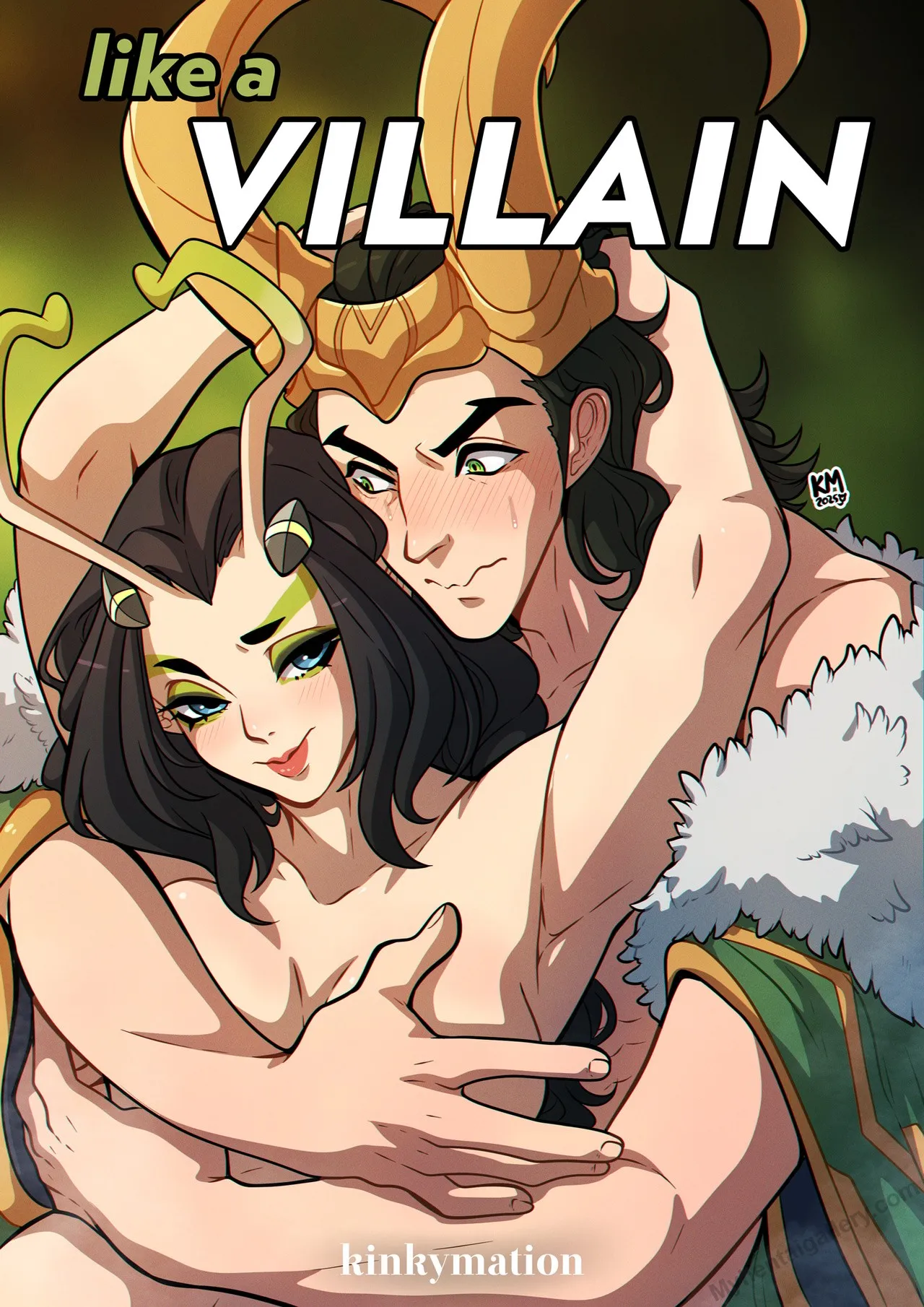 Like A Villain porno comics Cover