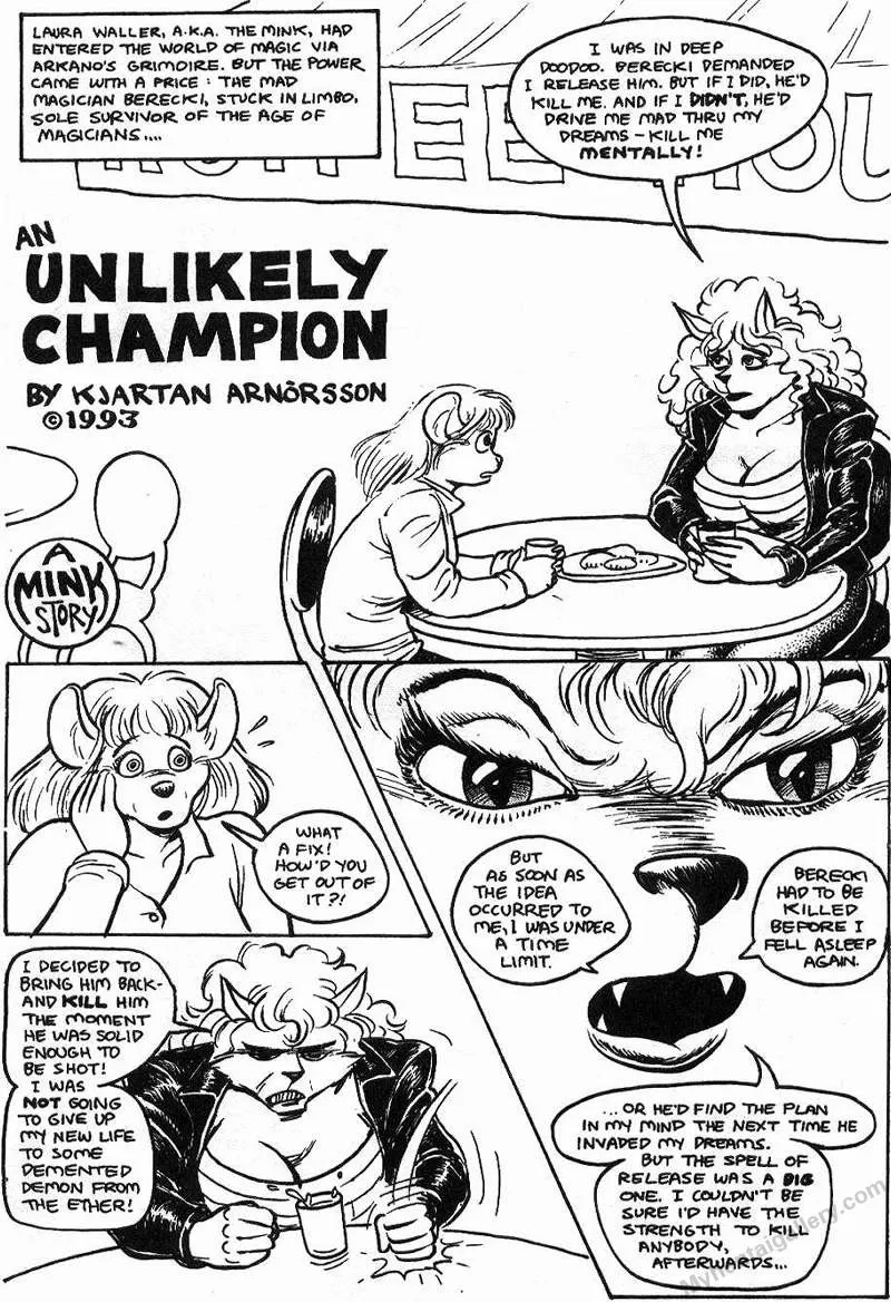 The Mink 3 - An Unlikely Champion porno comics Cover