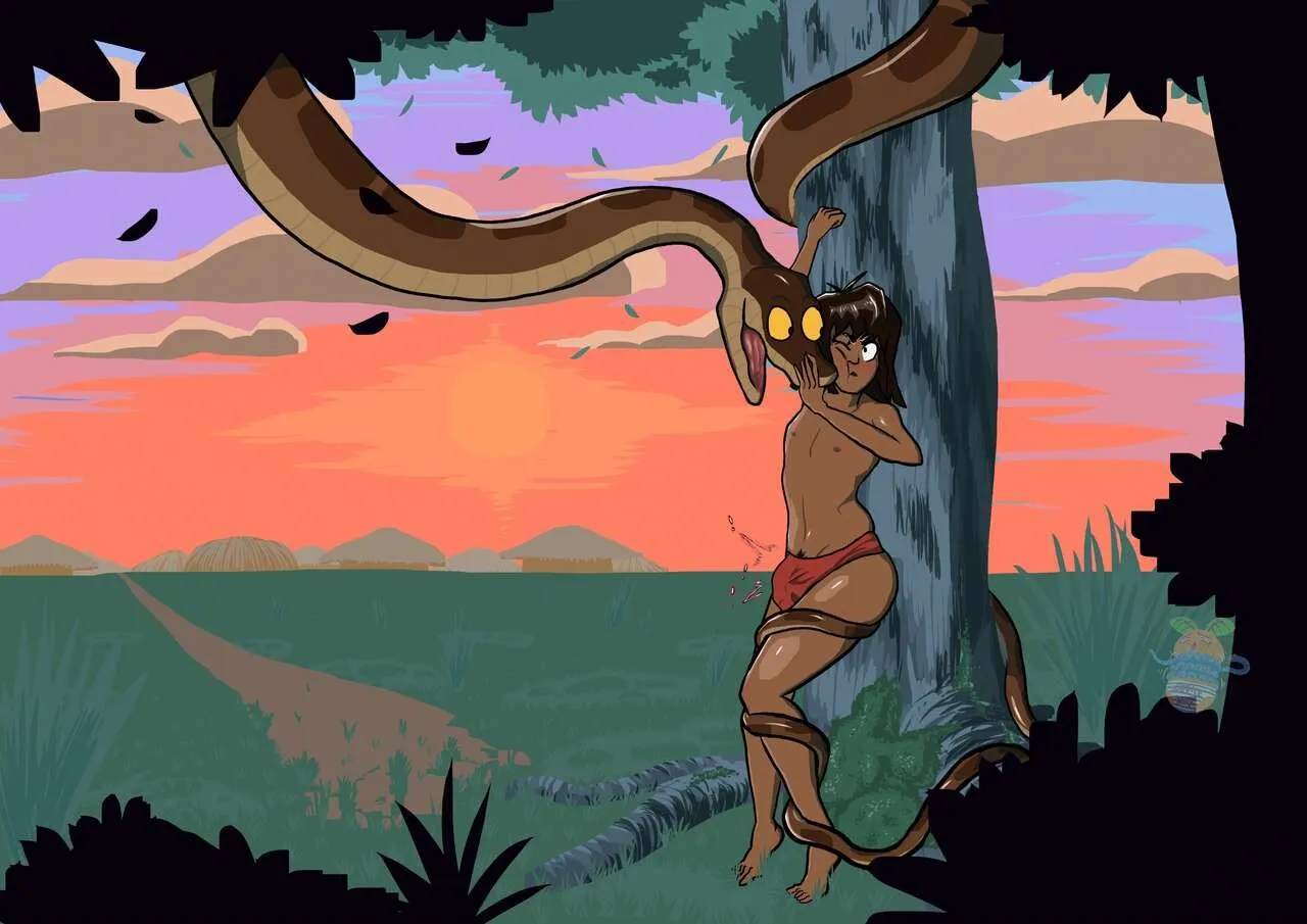 Kaa x Mowgli 1 porno comics Cover
