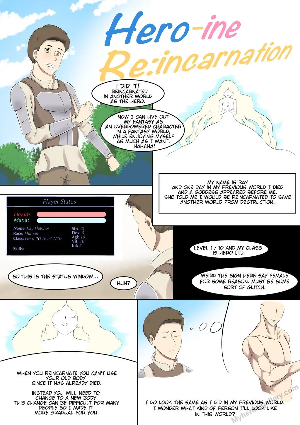 Hero-Ine Reincarnation porno comics