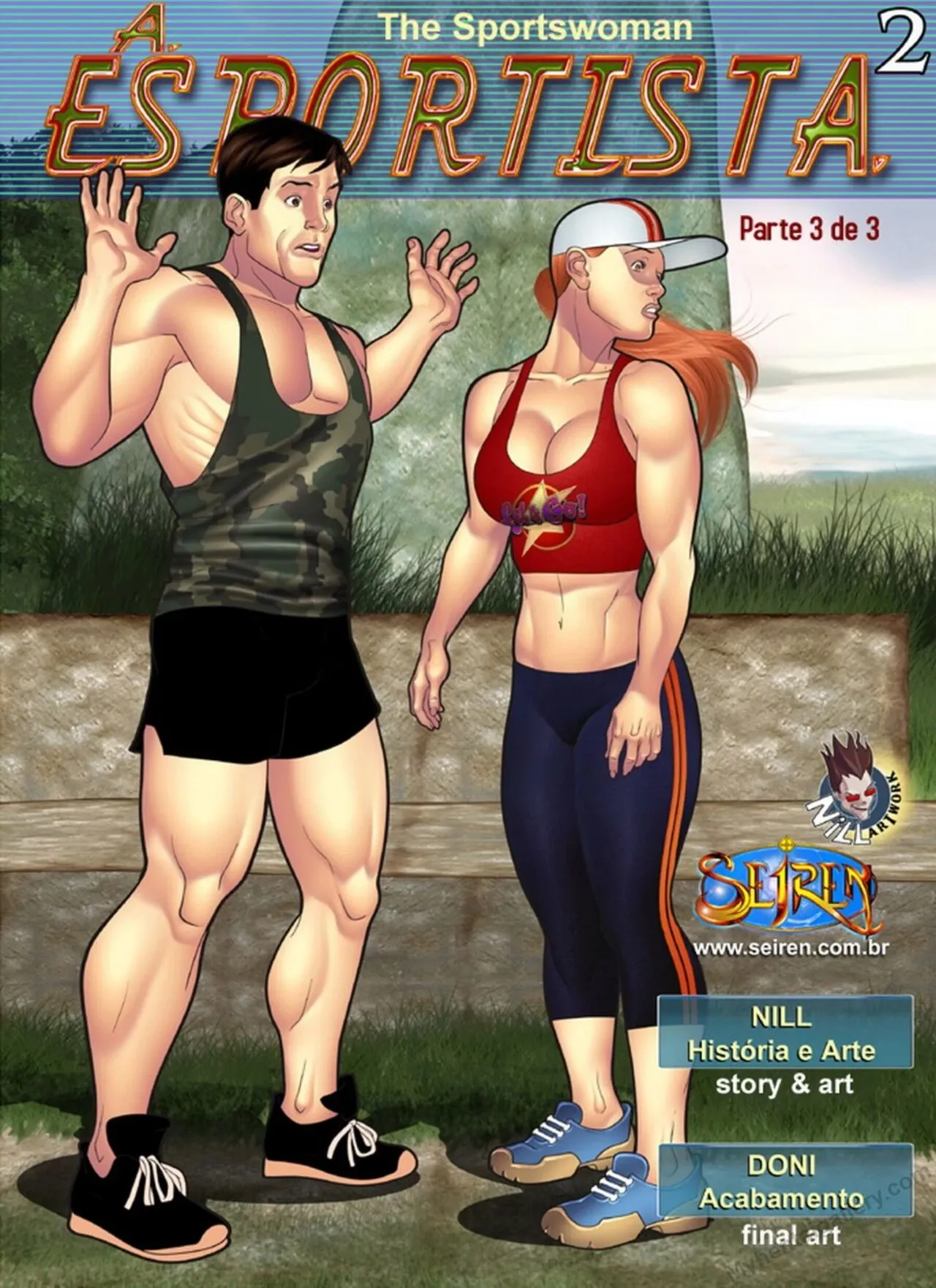 The Sportswoman 2 - Part 3 porno comics Cover