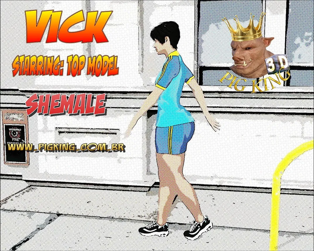 Vick - Top Model porno comics Cover