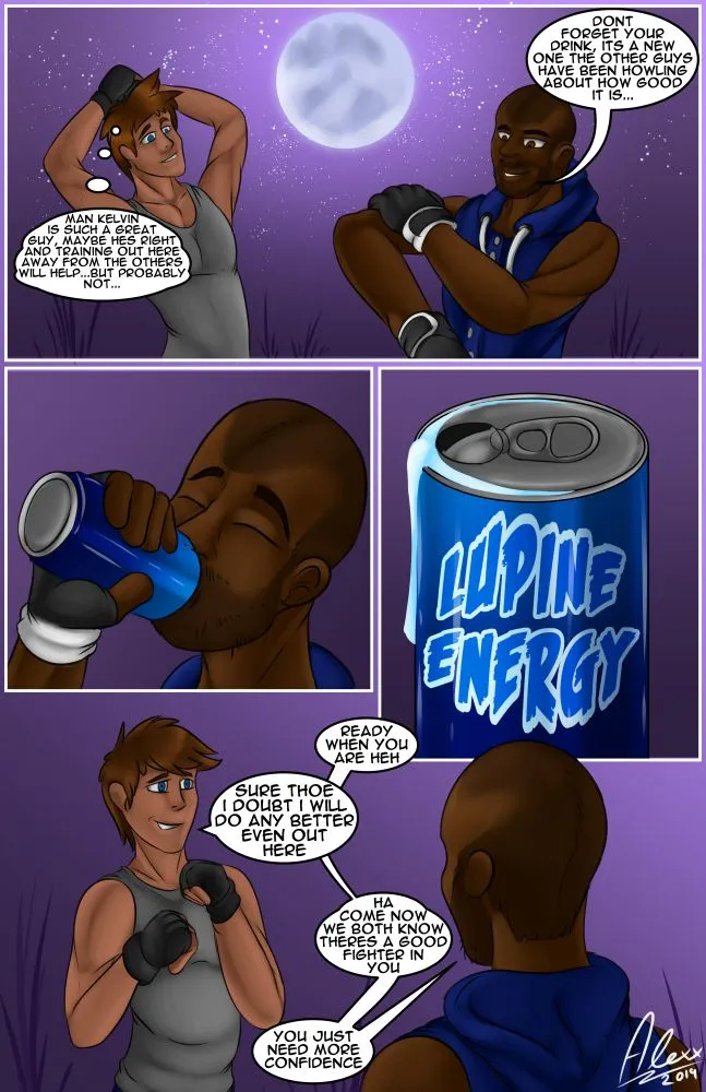 Moonlight Workout porno comics Cover