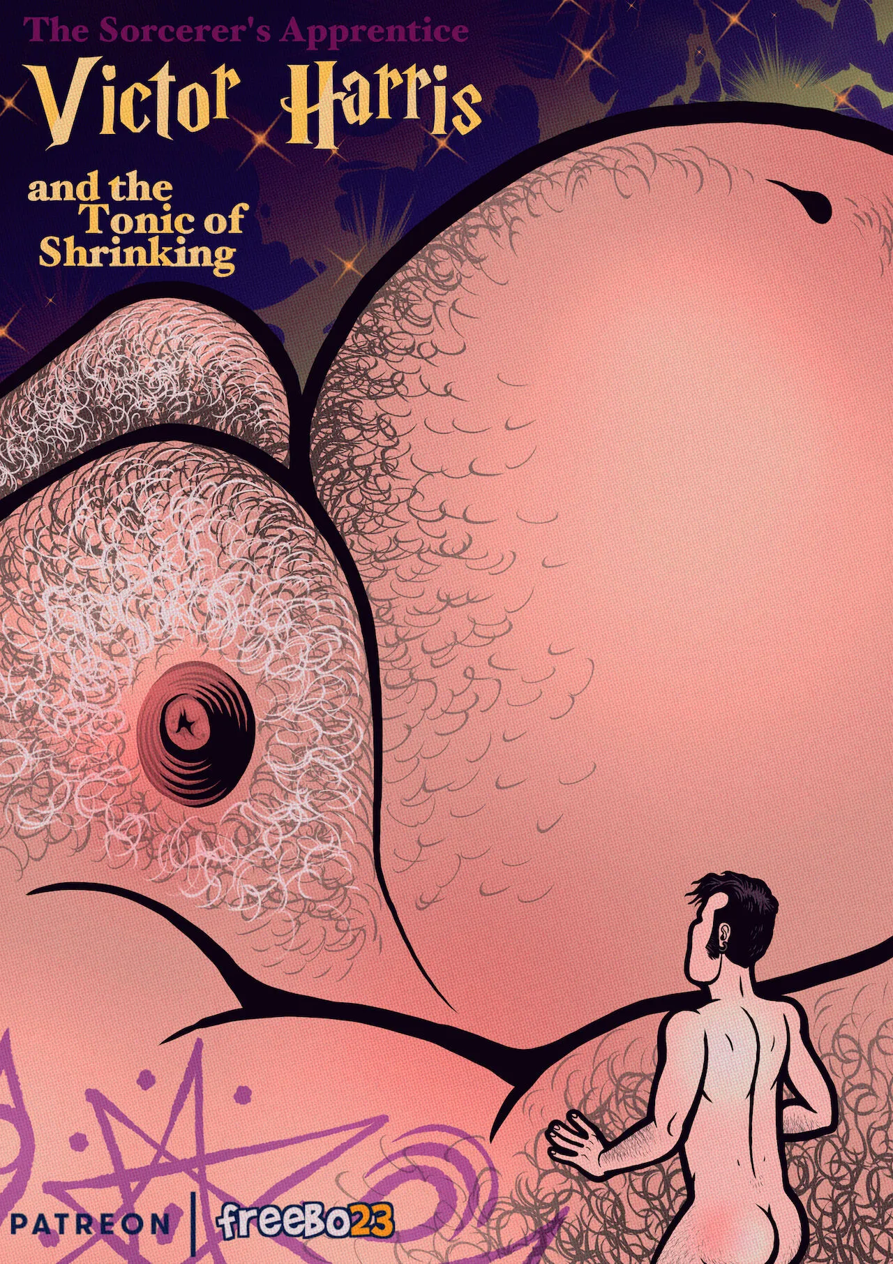 The Sorcerer's Apprentice - Victor Harris And The Tonic Of Shrinking porno comics Cover