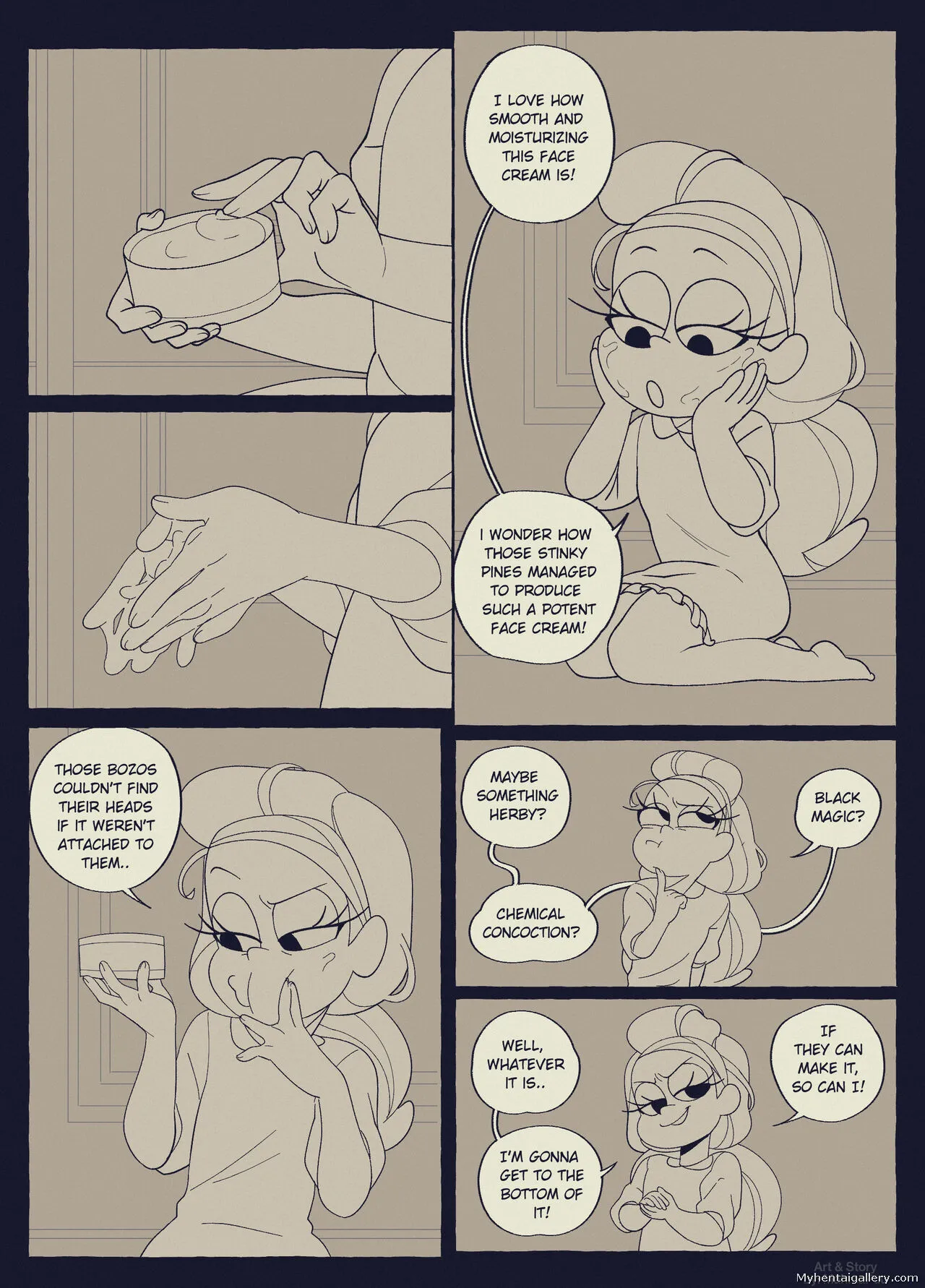 The Secret Of The Face Cream porno comics