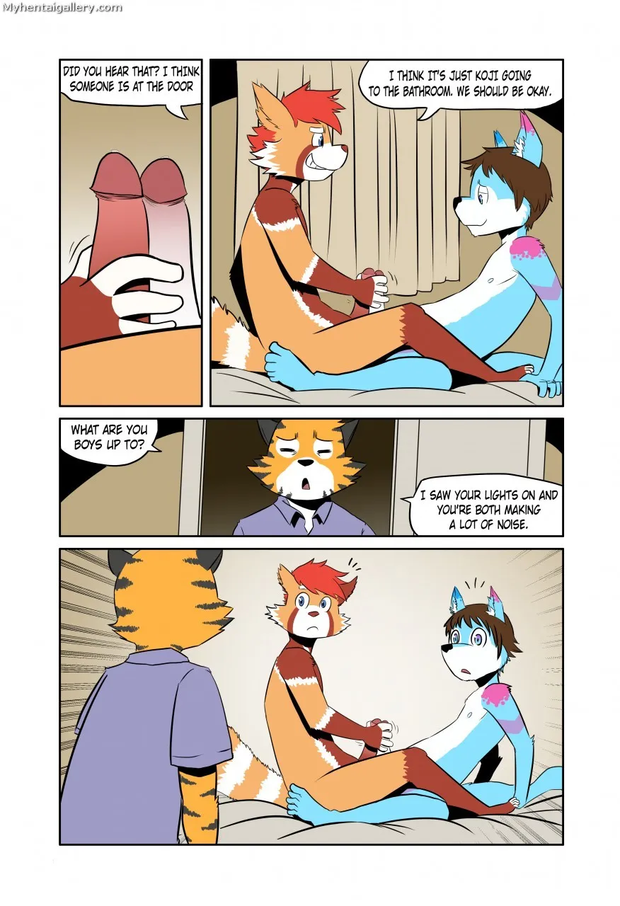 The Sleep Over! porno comics Cover