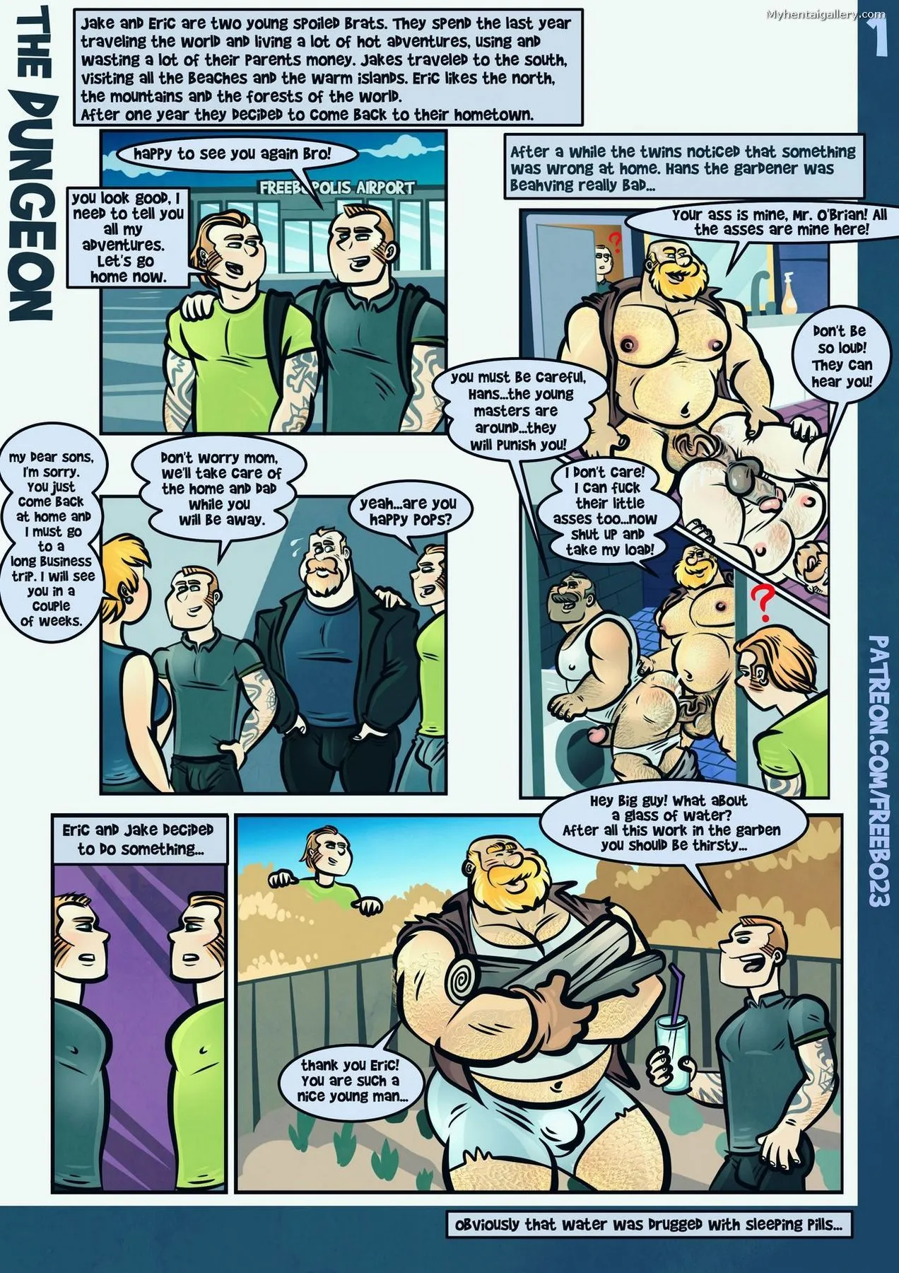 The Dungeon! porno comics Cover