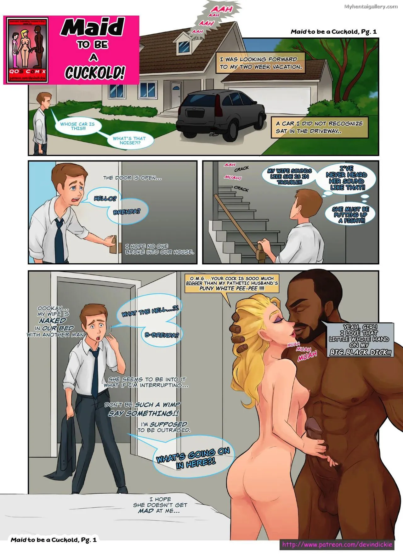Maid To Be A Cuckold! porno comics Cover