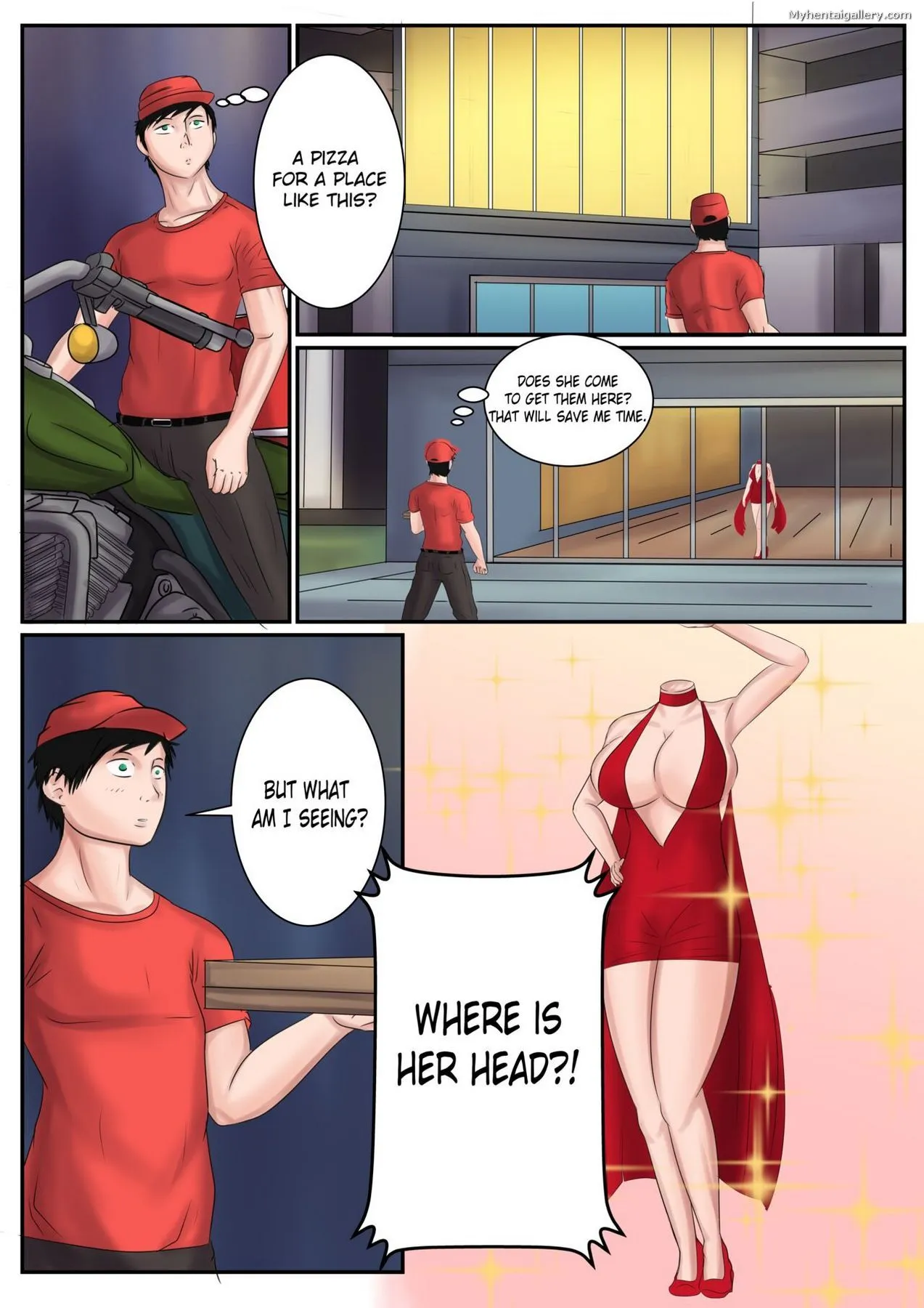 My Night With Rhonda porno comics