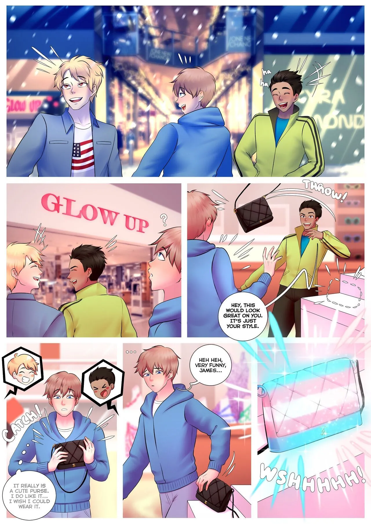 A Memorable Trip To The Mall porno comics Cover