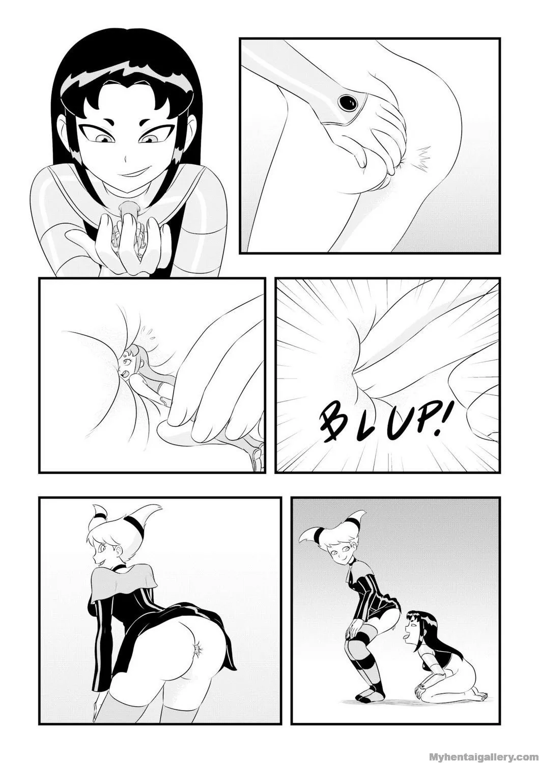 Blackfire Takes All porno comics