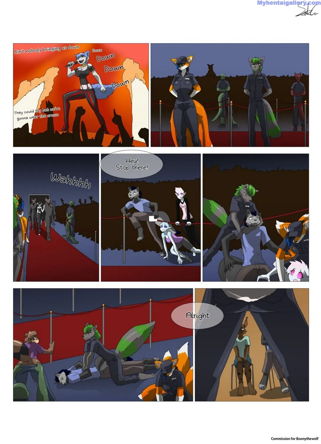 Busted At The Concert porno comics