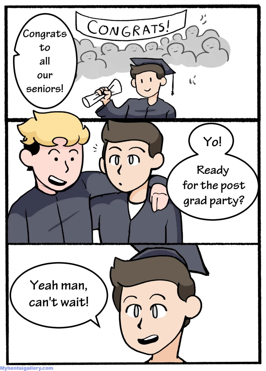 Incest Graduation Day porno comics