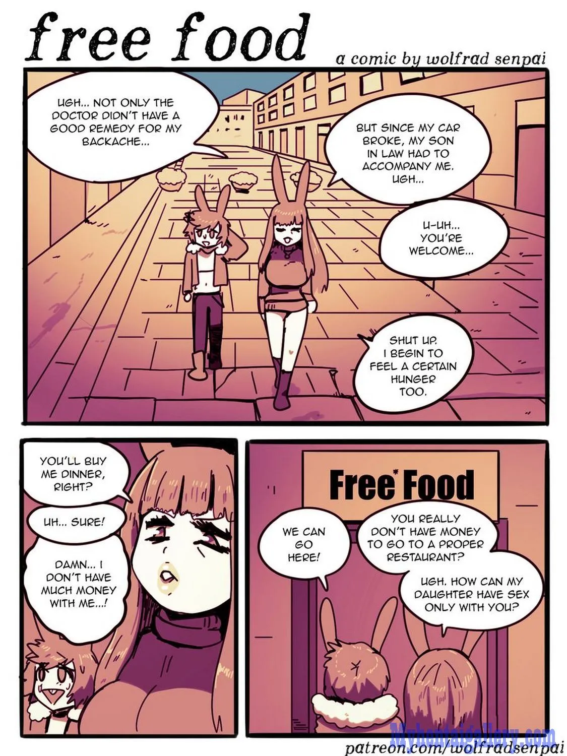 Free Food porno comics