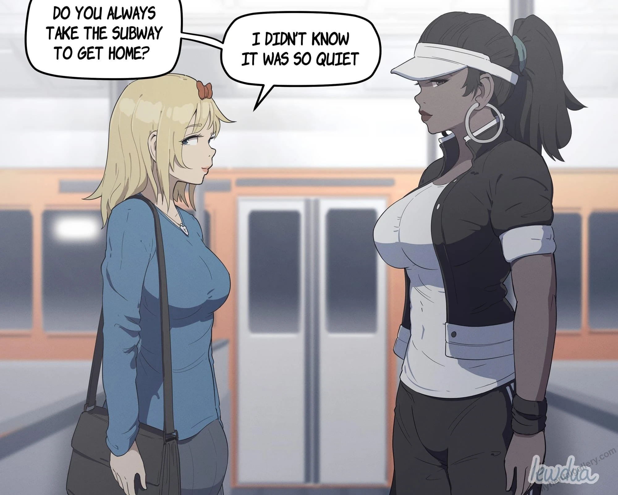 Lewdies 45 - The Subway porno comics