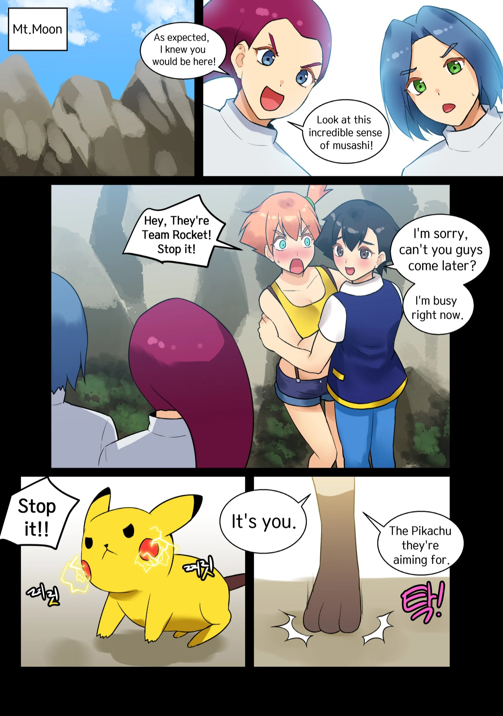 Trip With Pikachu 4 porno comics