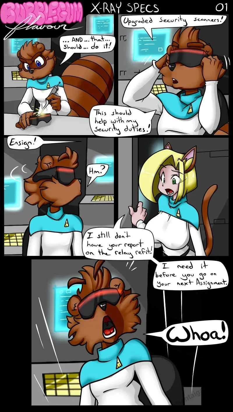 Bubblegum Flavour - X-Ray Specs porno comics