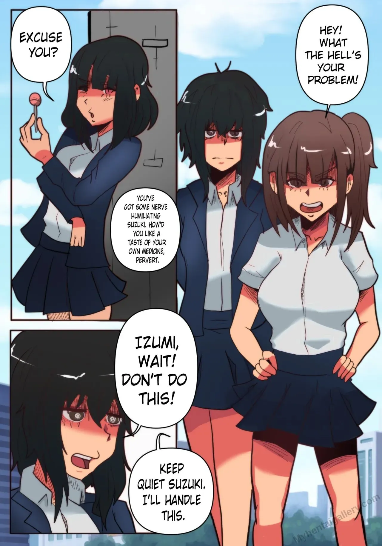 Izumi Is Overconfident porno comics