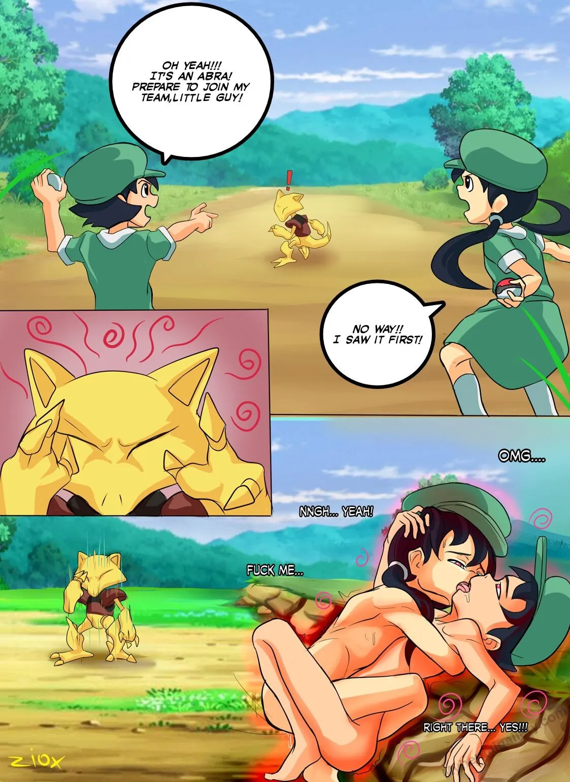 Abra Problem porno comics Cover