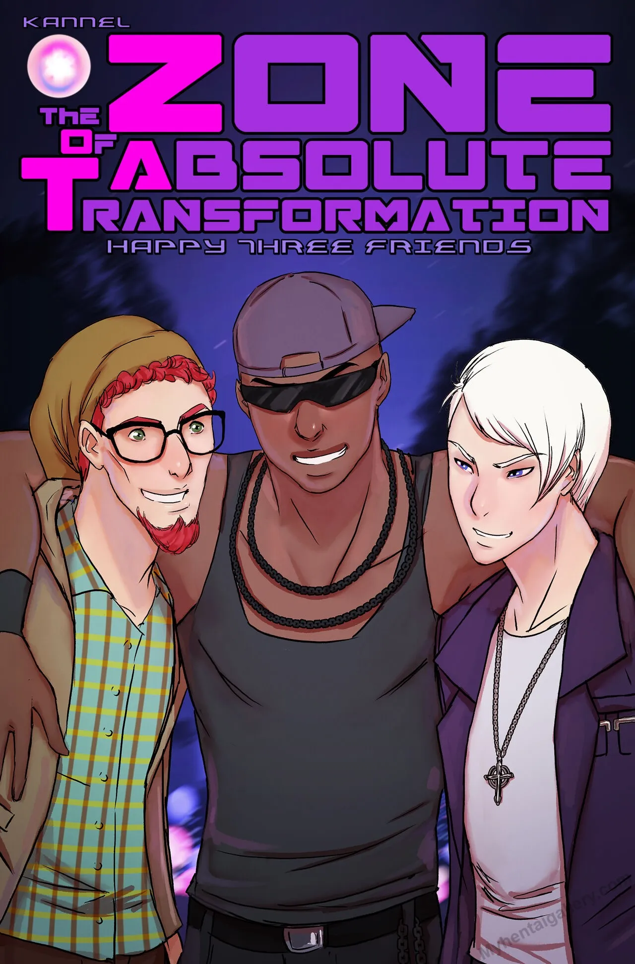 The Zone Of Absolute Transformation - Happy Three Friends 1 porno comics Cover