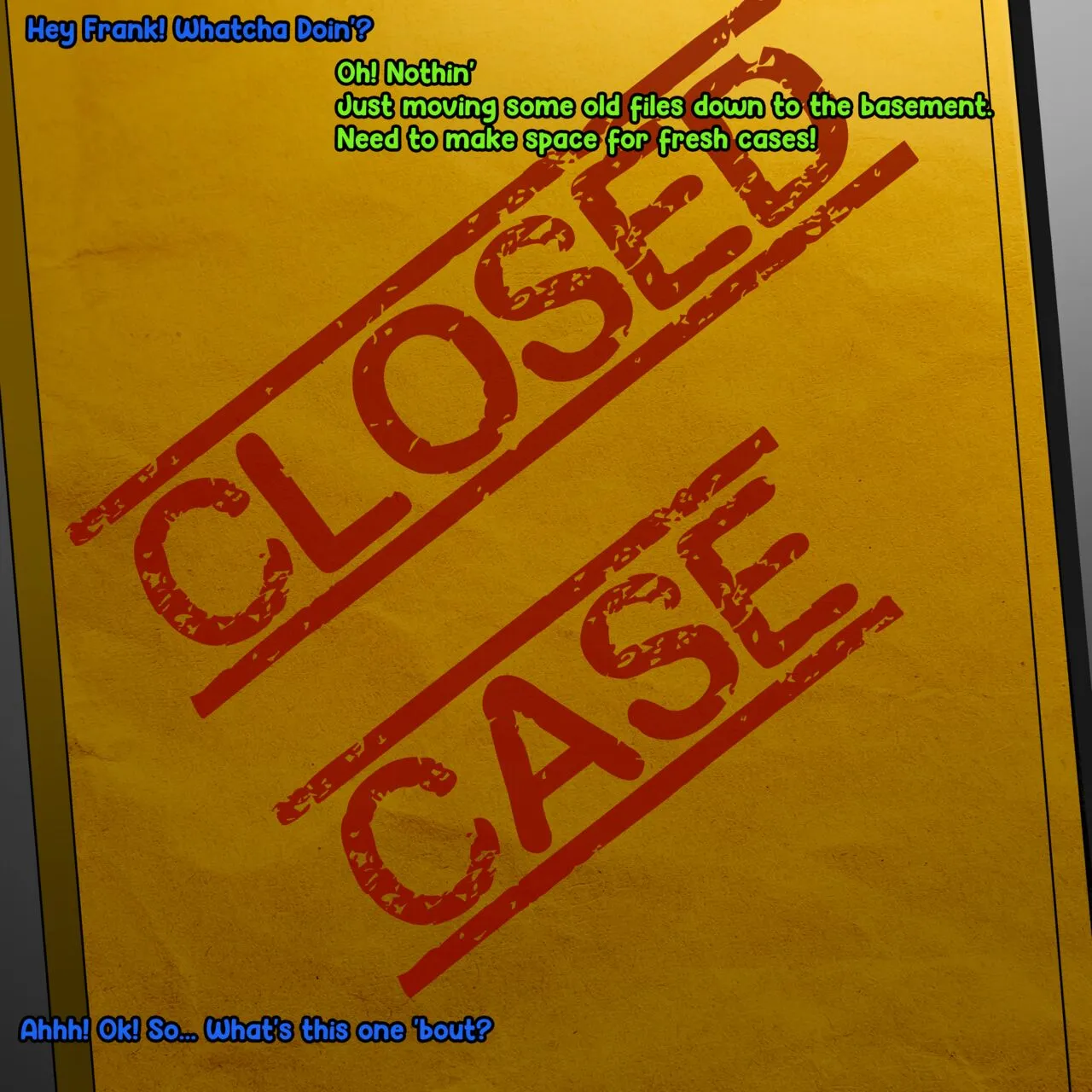 Sam's Mystery porno comics Cover
