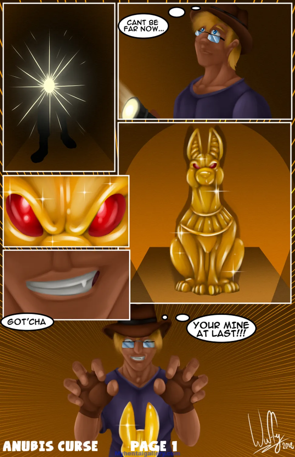 Anubis Curse porno comics