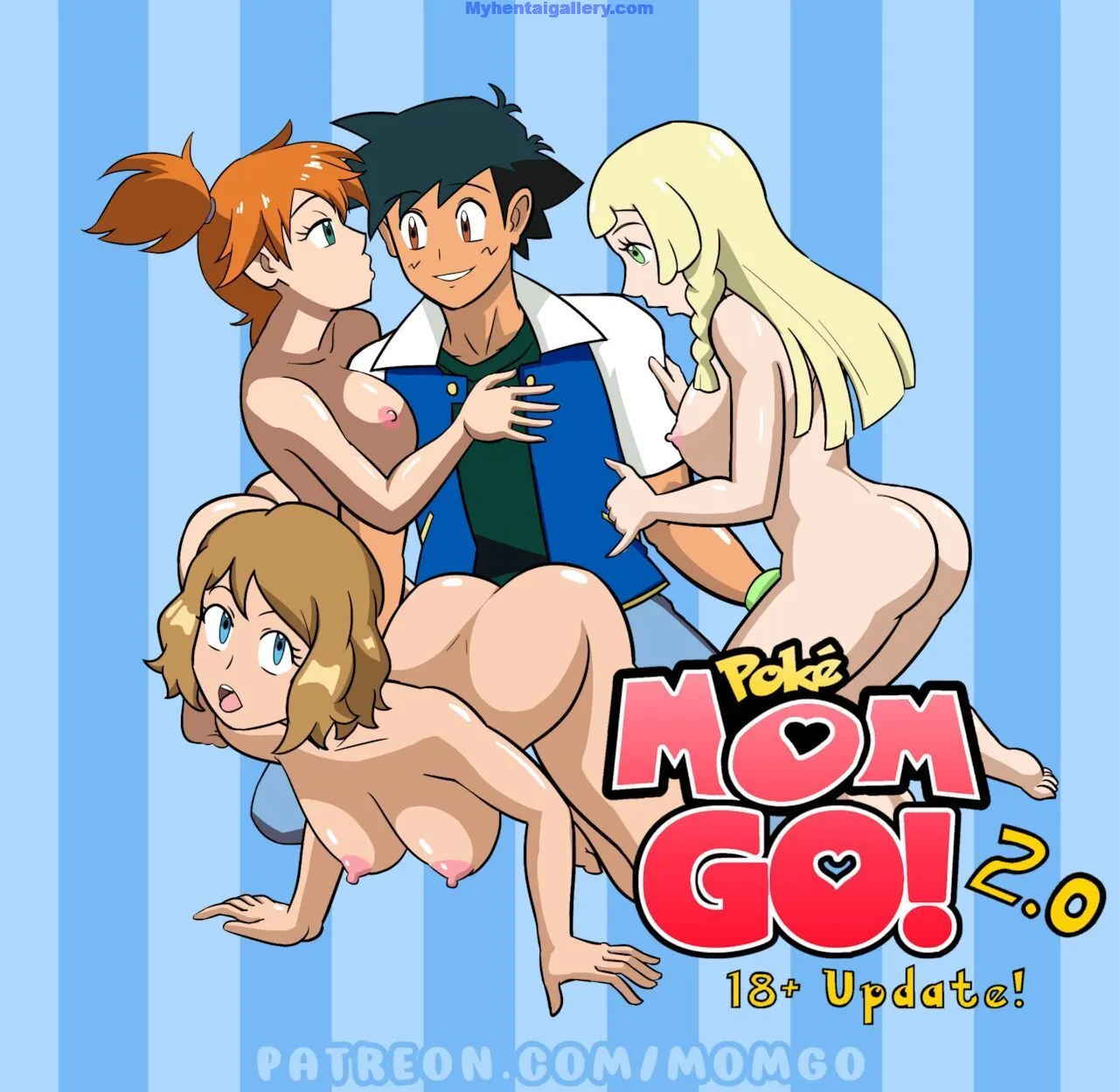 PokeMom Go 2.0! - 18+ Update! porno comics Cover