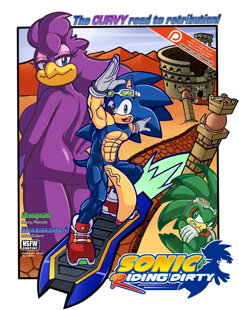 Sonic Riding Dirty porno comics