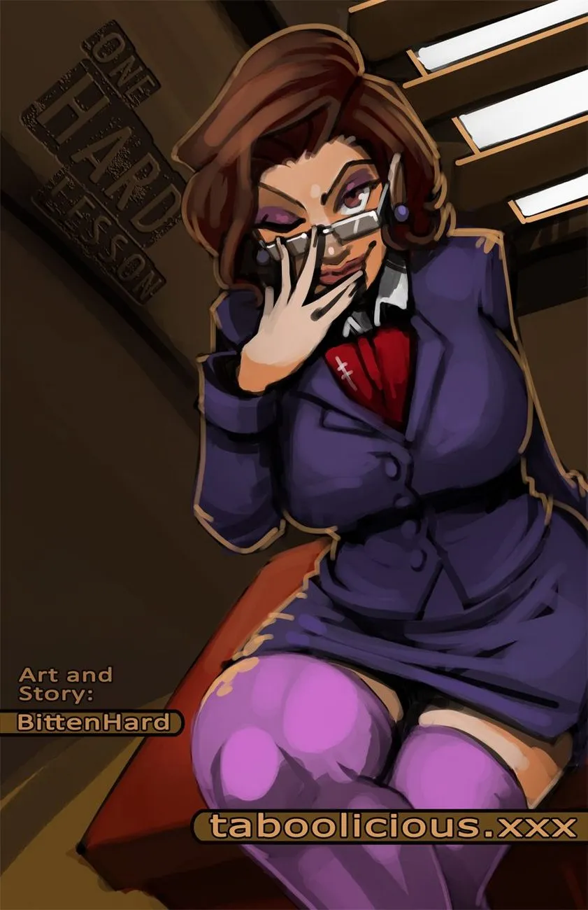 One Hard Lesson porno comics