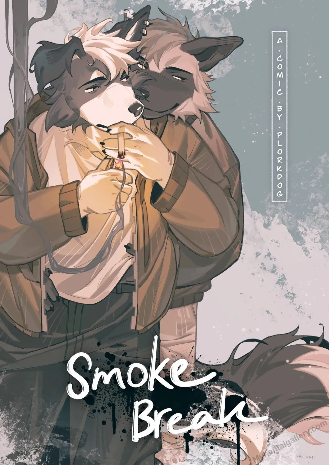 Smoke Break porno comics Cover