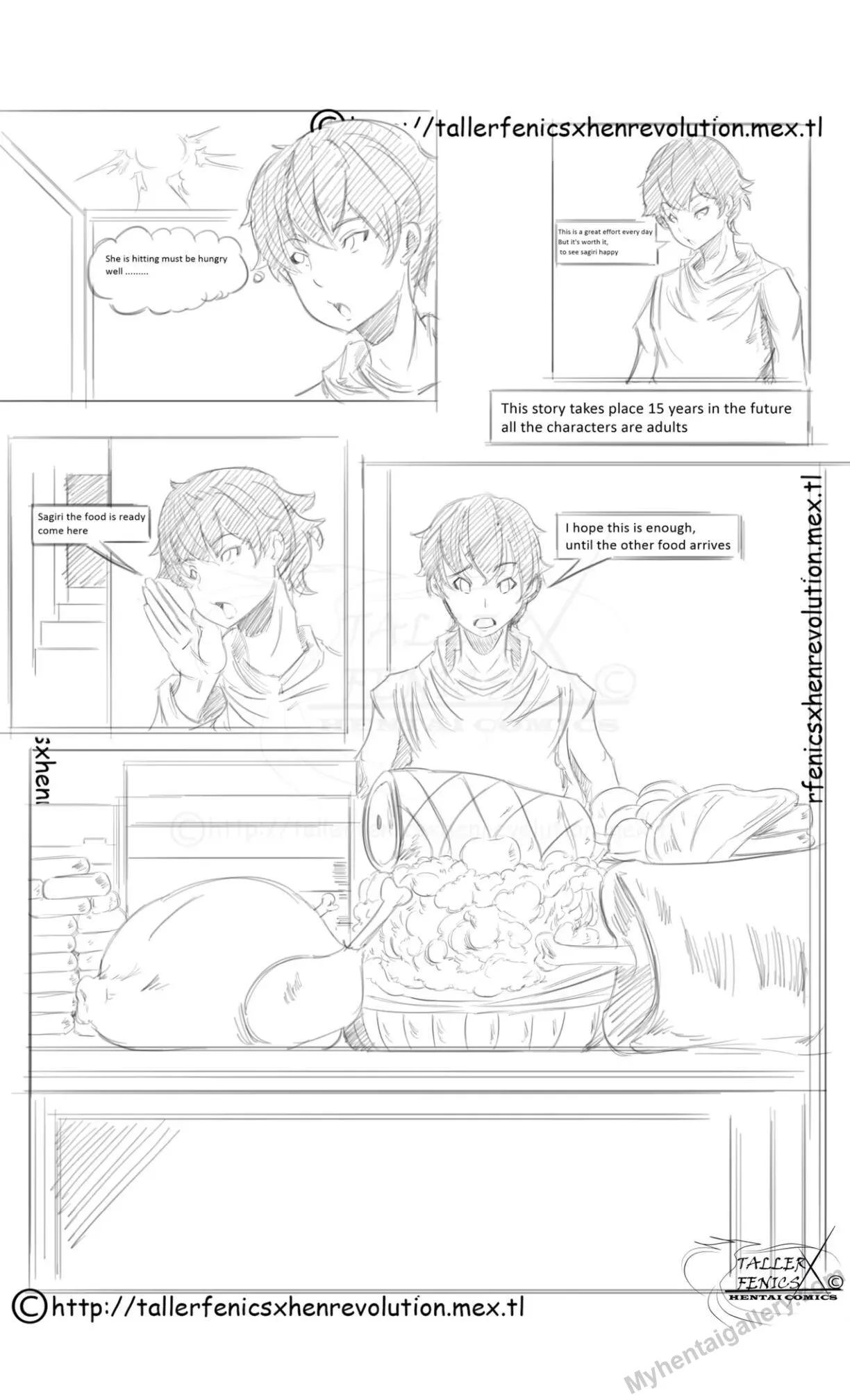 Sensei Sagiri Vore porno comics Cover