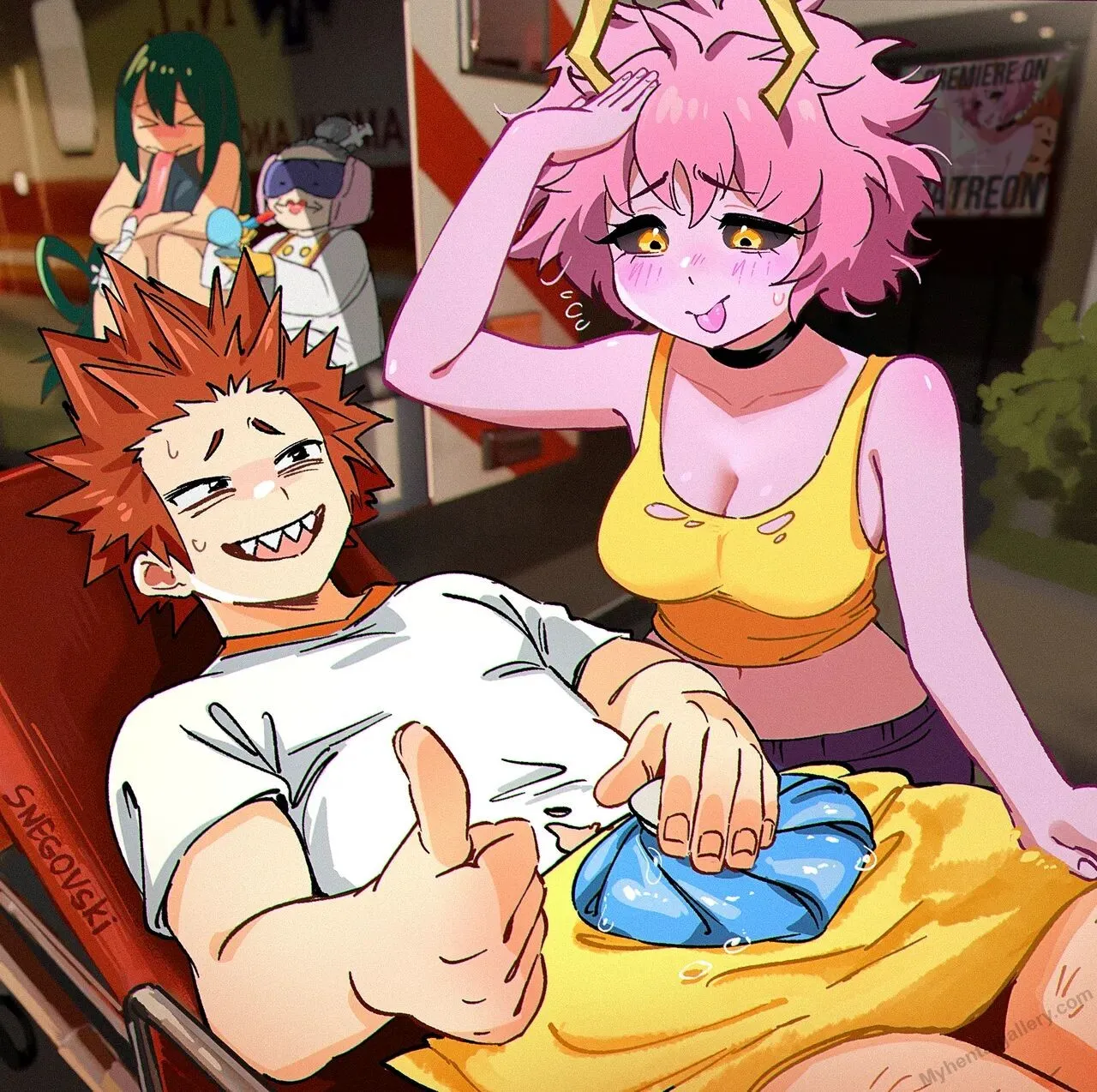 Mina And Friends porno comics Cover