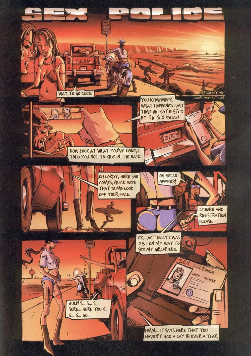 Sex Police porno comics Cover