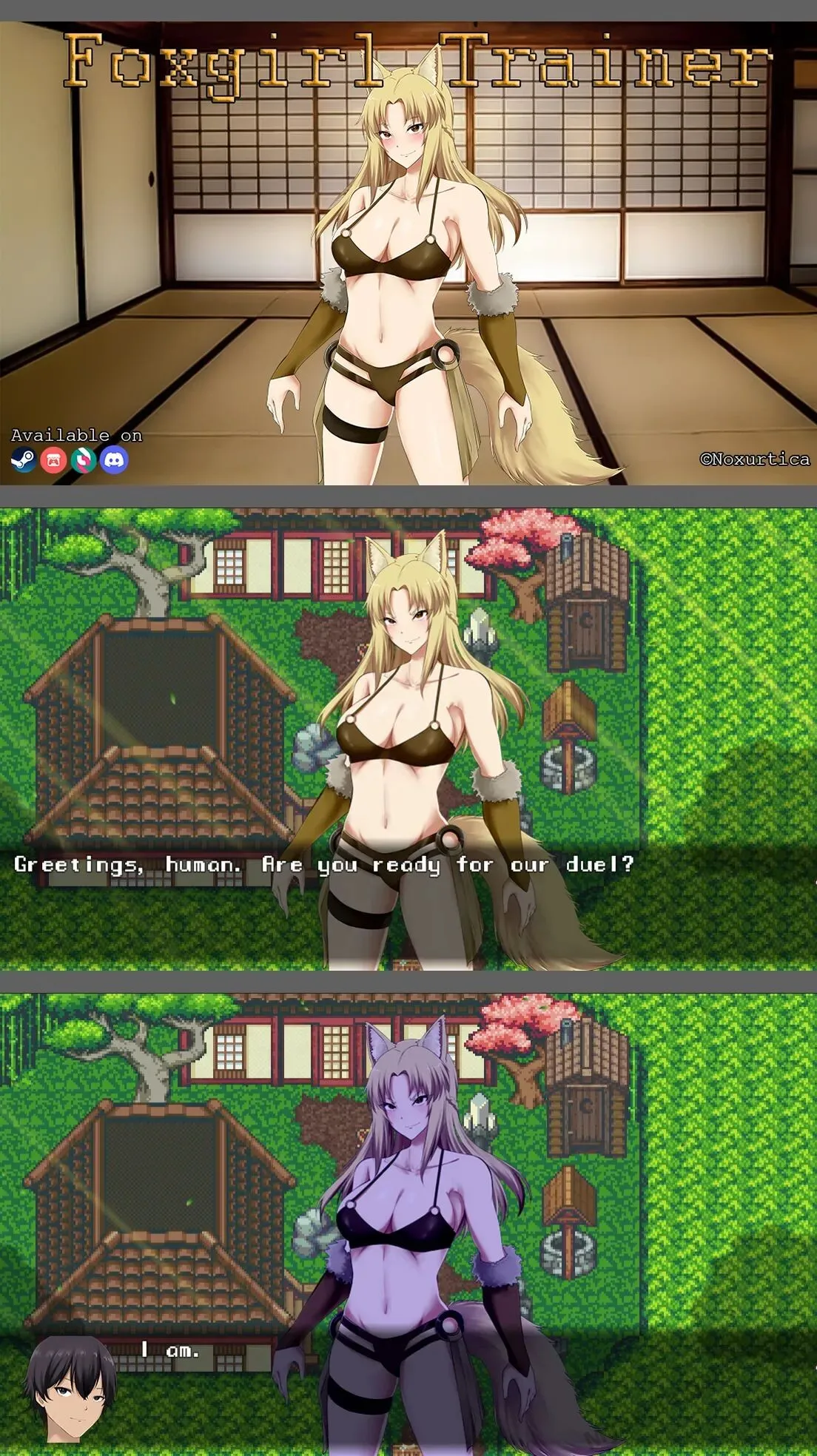 Foxgirl Trainer porno comics Cover