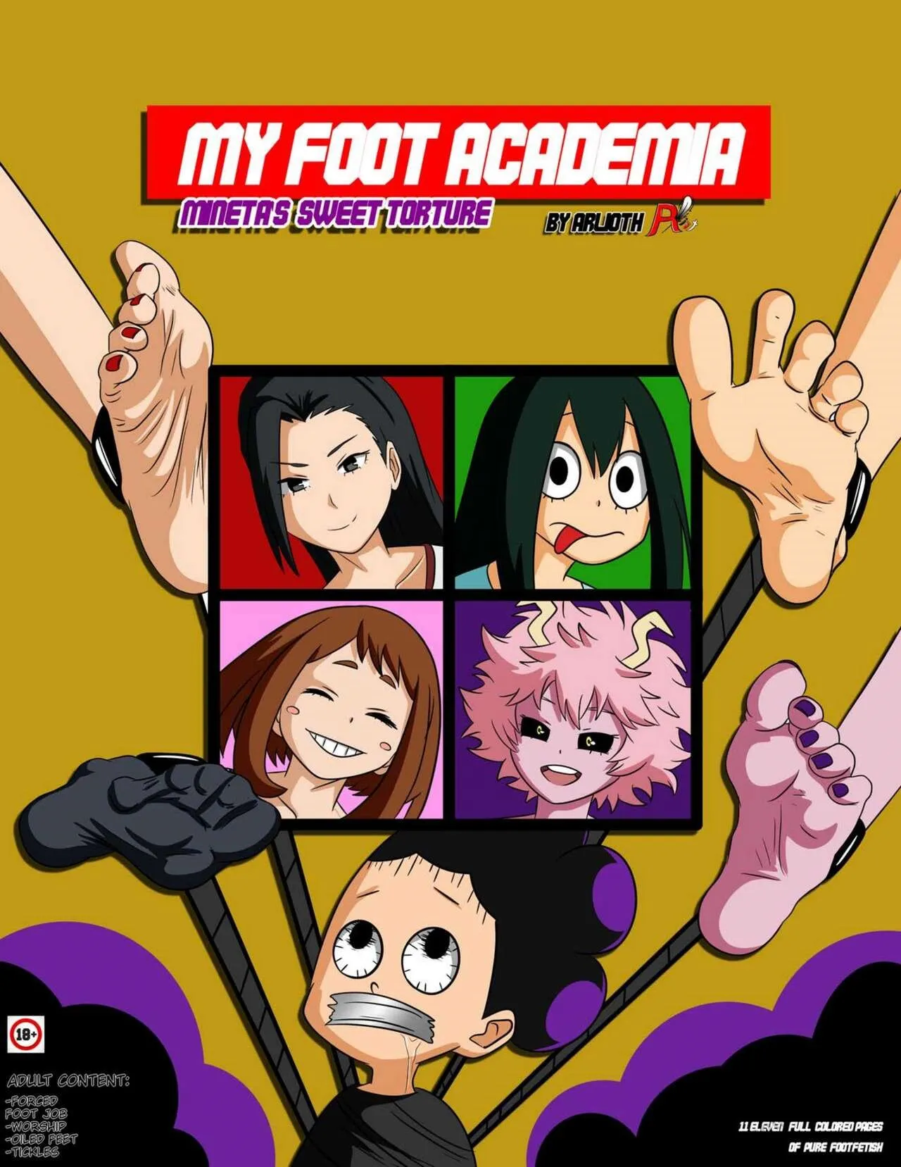 My Foot Academia - Mineta's Sweet Torture porno comics
