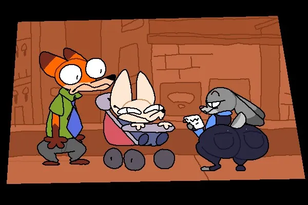 Nick x Judy porno comics