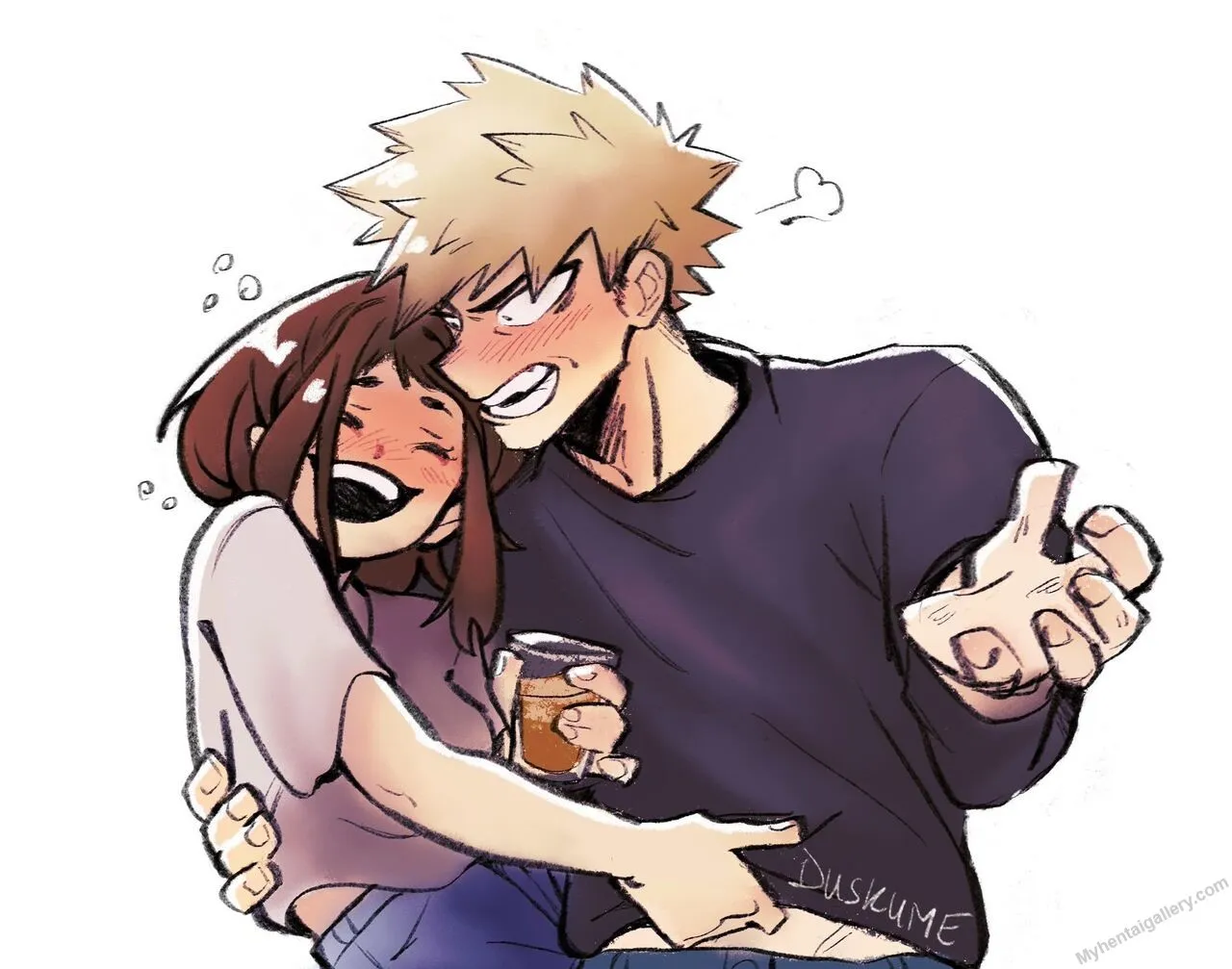 Drunk Ochako porno comics Cover