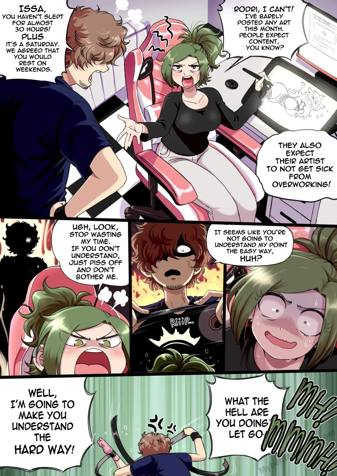 Issa's Punishment! porno comics Cover