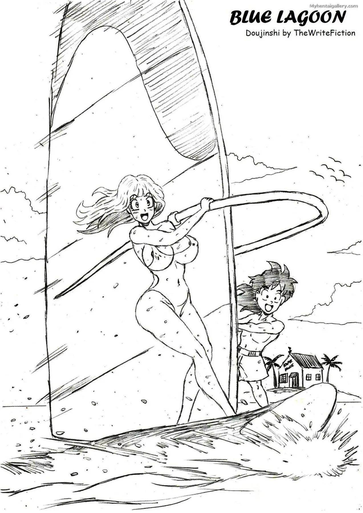Blue Lagoon porno comics Cover