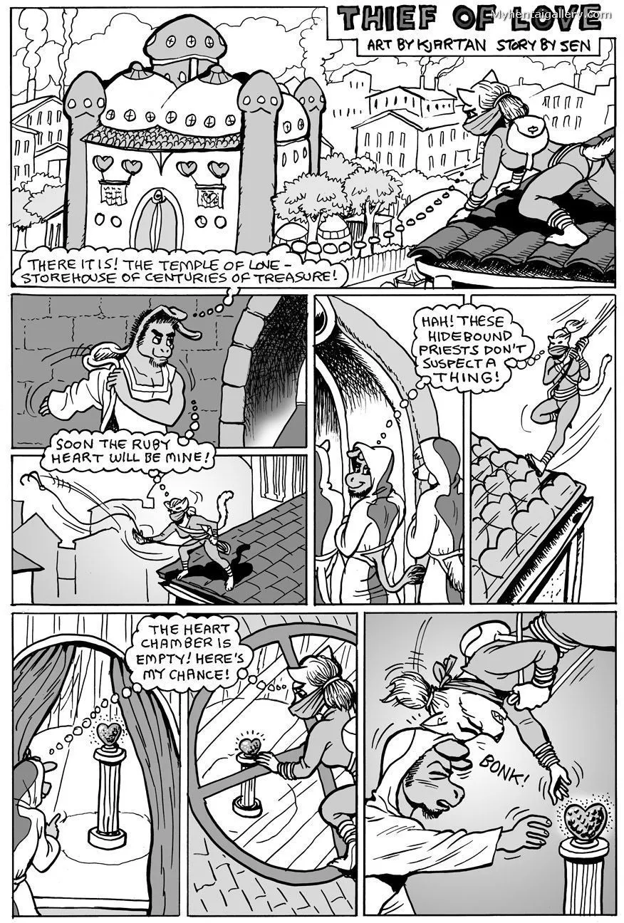 Thief Of Love porno comics Cover