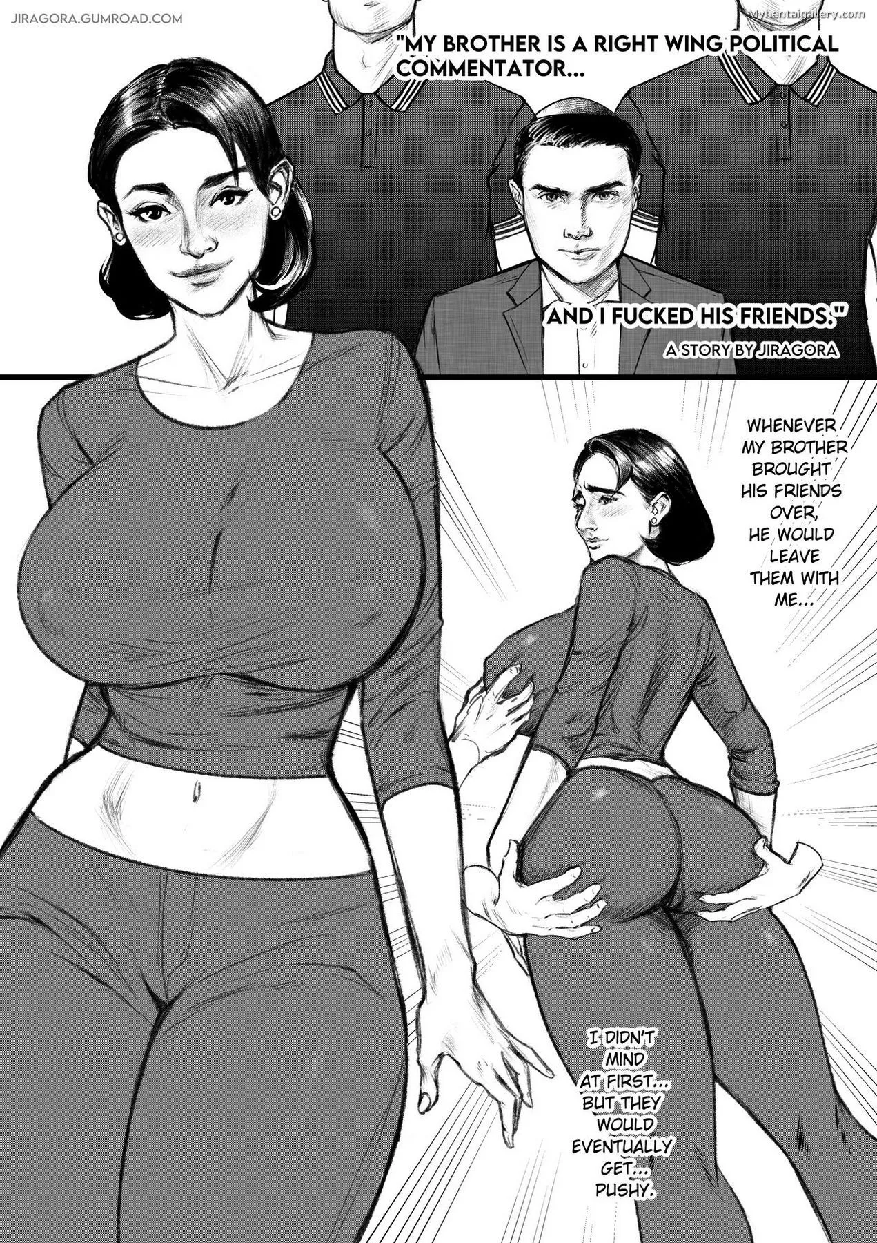 My Brother Is A Right Wing Political Commentator And I Fucked His Friends porno comics