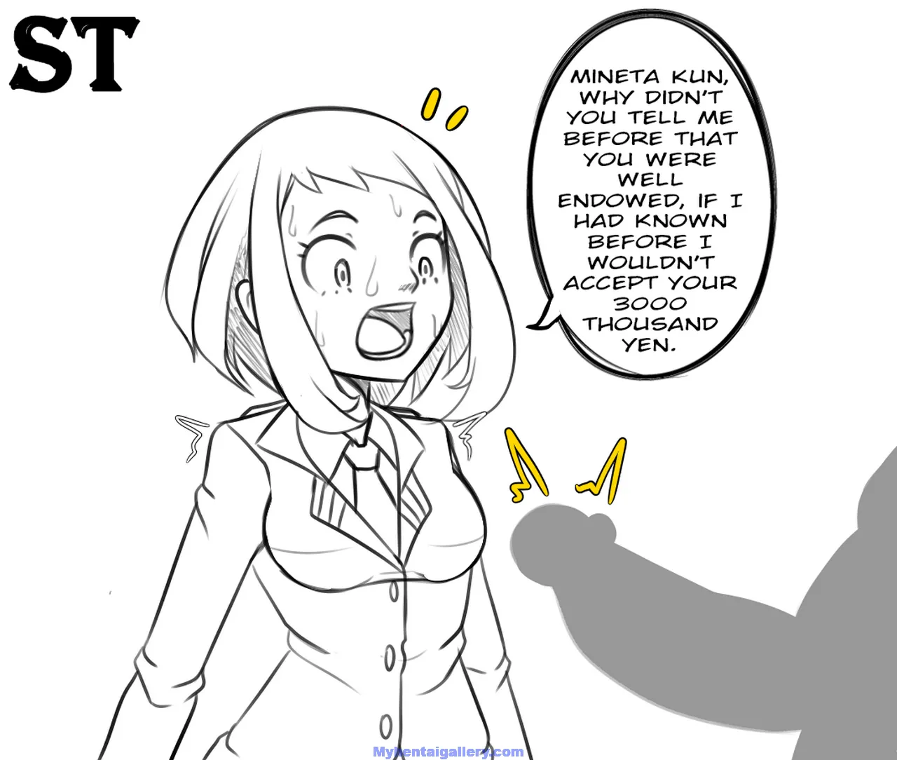 Mineta x Uraraka porno comics