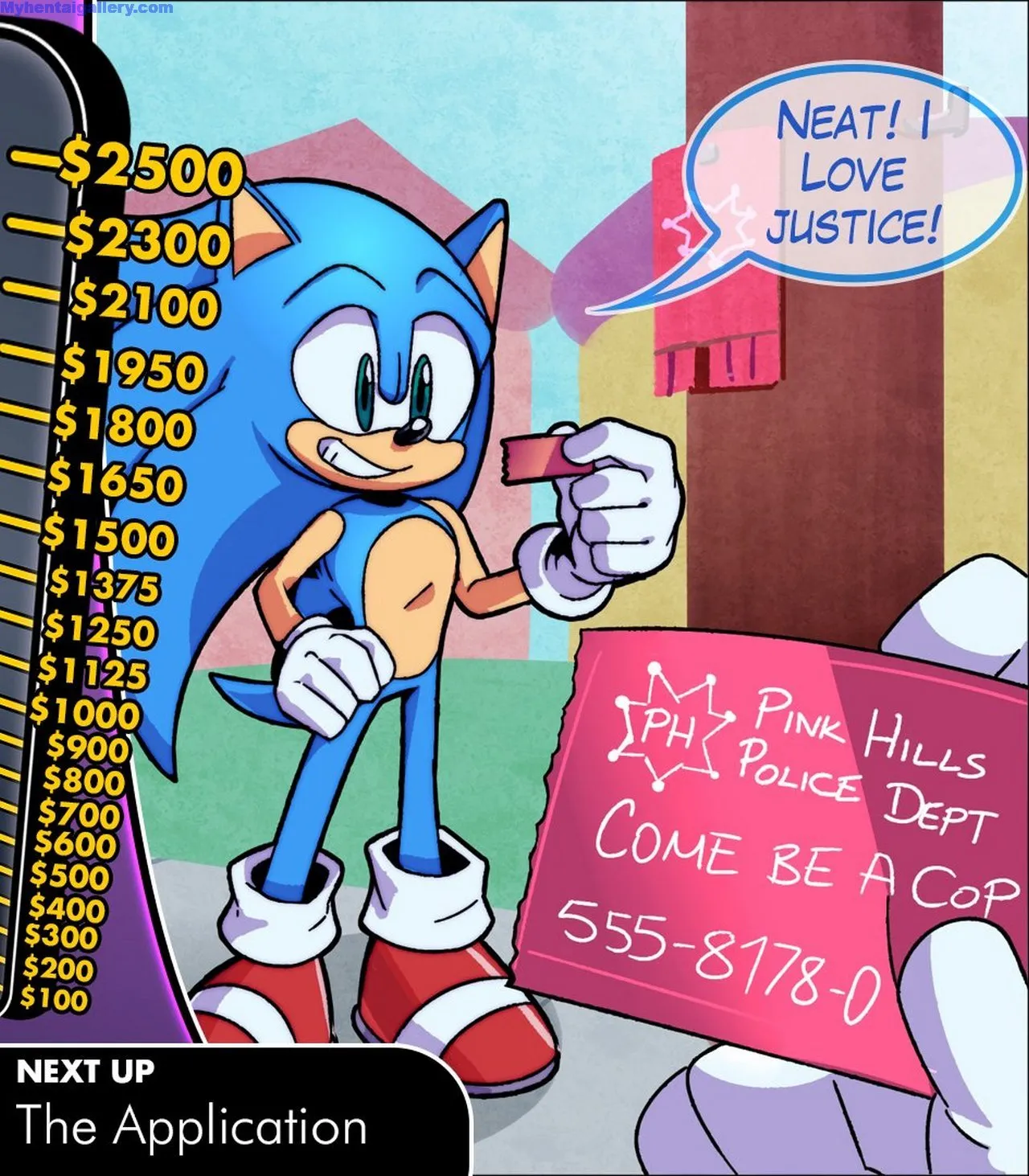 Sonic The Cumhole Cop porno comics