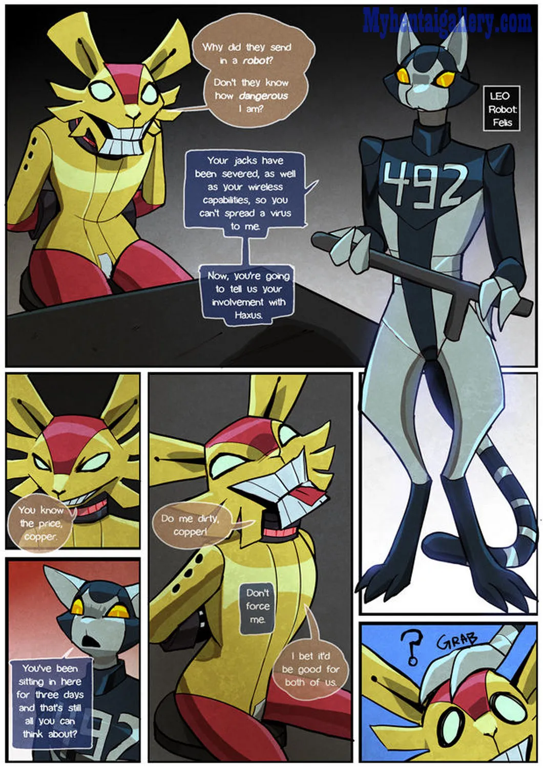 Charged porno comics