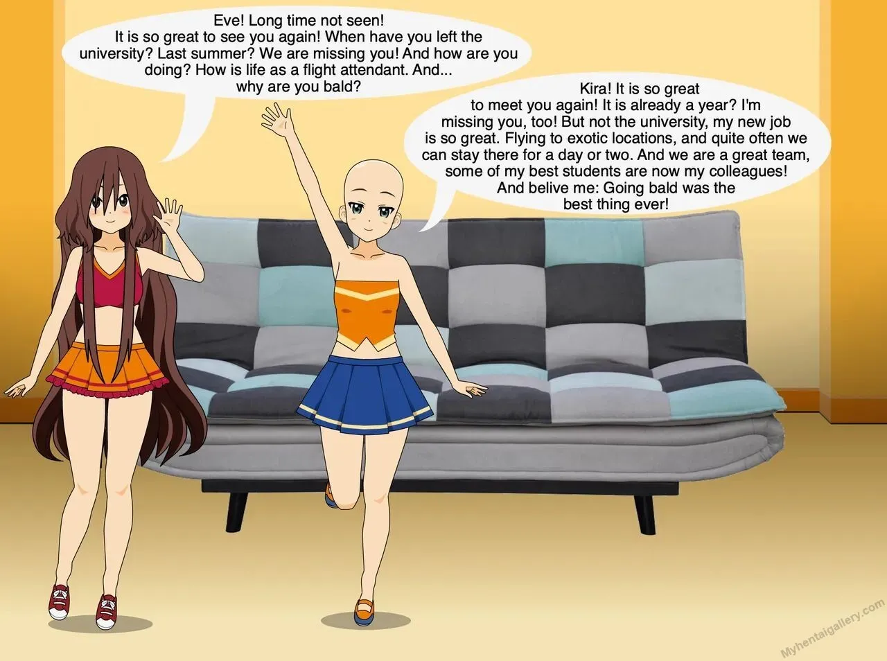 Working From Home 1 - Transformations On The Couch porno comics