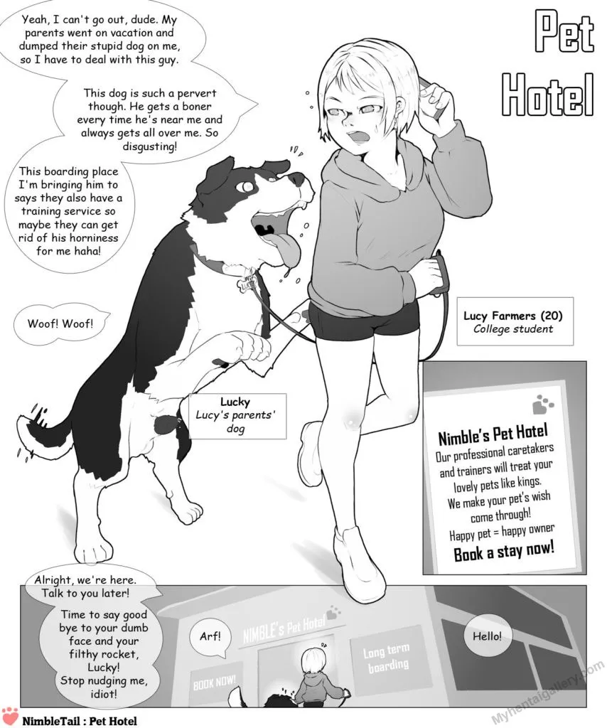 Pet Hotel porno comics Cover