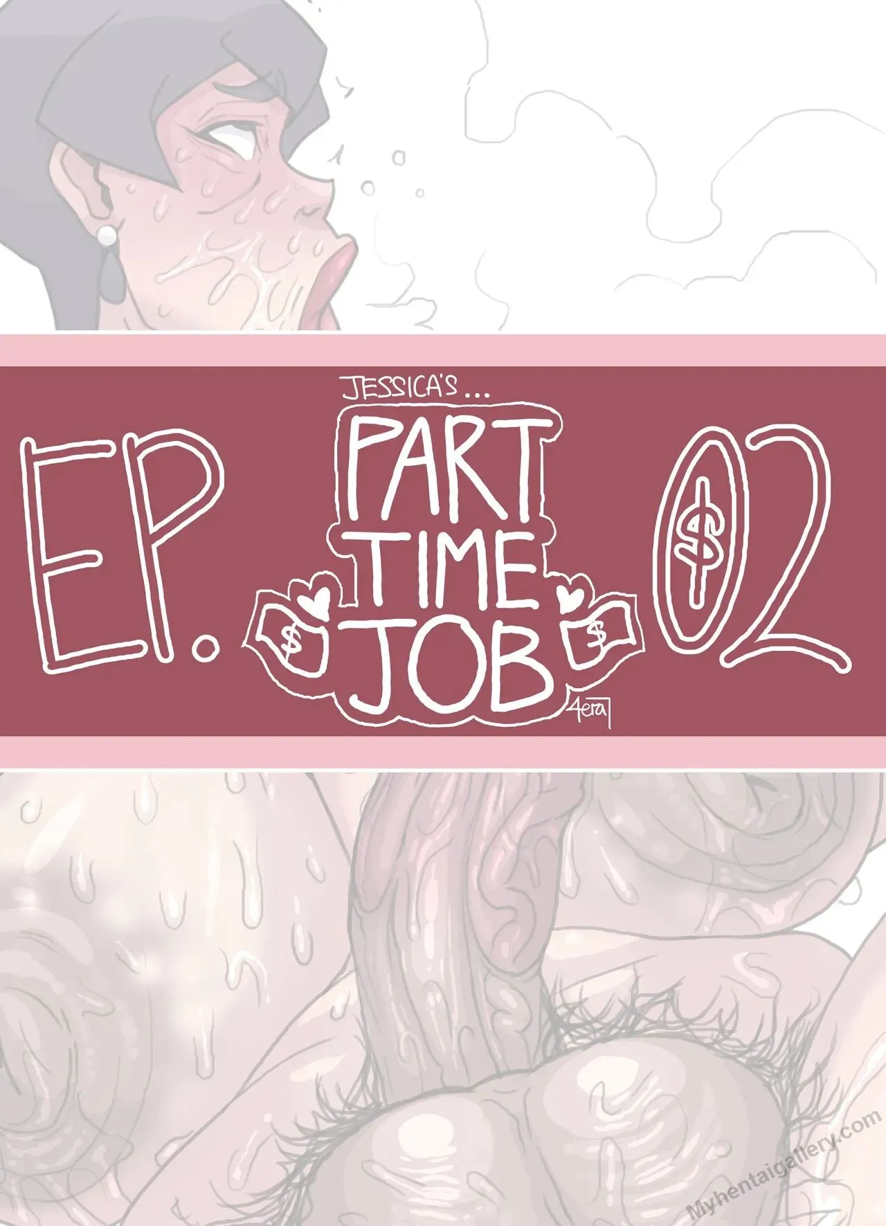 Jessica's... Part Time Job 2 porno comics Cover